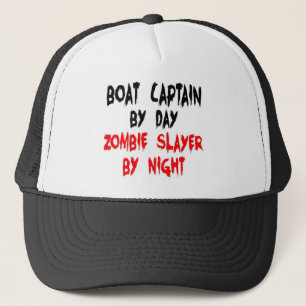 Boat Kapten Zombie Sayer Truckerkeps