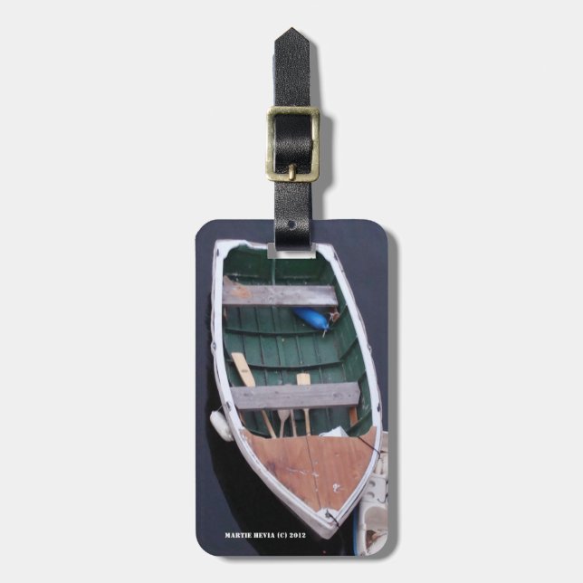 Boat Luggage Tag Bagagebricka (Vertikal Framsida)
