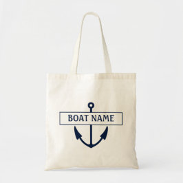 Boat Namn Anchor Tygkasse