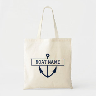 Boat Namn Anchor Tygkasse