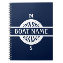 Boat Namn Compass-befälhavarens logg