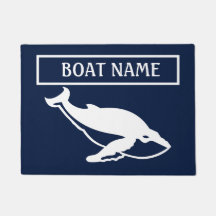 Boat Namn Whale Dock Mat