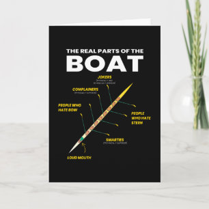 Boat Oarsman Rowers verkliga delar Kort