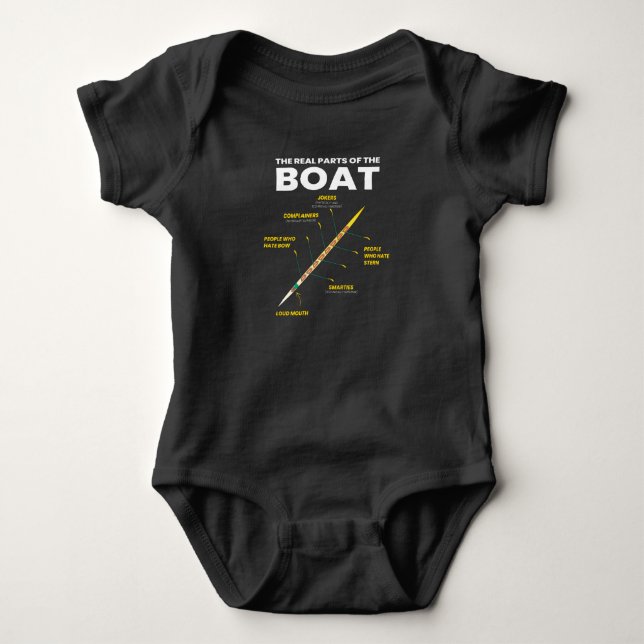 Boat Oarsman Rowers verkliga delar T Shirt (Framsida)