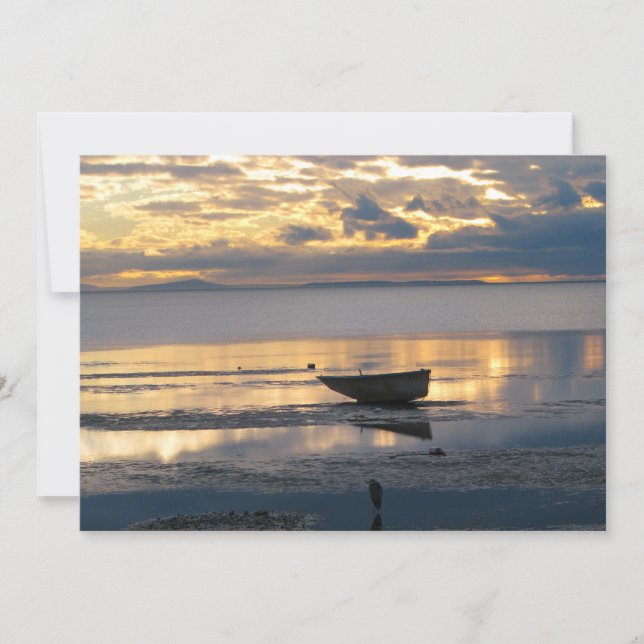 Boat och Heron Inbjudningar (Framsida)