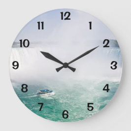 Boat och Horseshoe Falls från Niagara Falls Stor Klocka