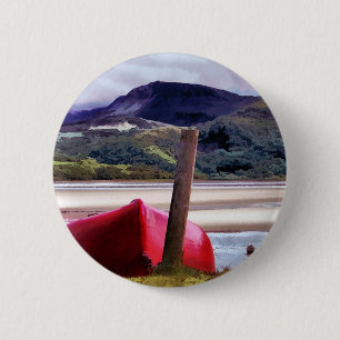 BOAT OCH MOUNTAIN LANDSCAPE KNAPP