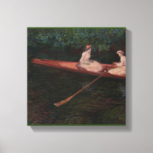 Boat on the Epte - Claude Monet - c1890 Canvastryck
