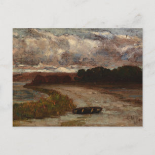 Boat on the Shore - Edward Mitchell Banister Vykort