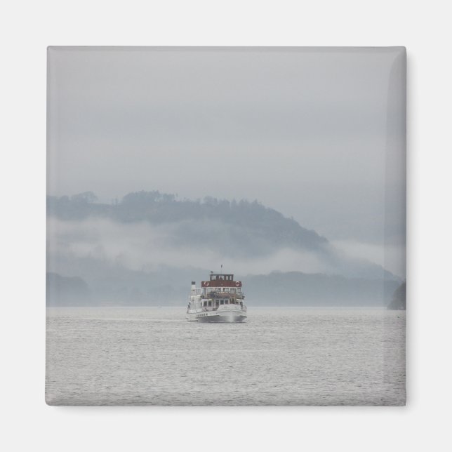 Boat On Windermere Magnet (Framsidan)