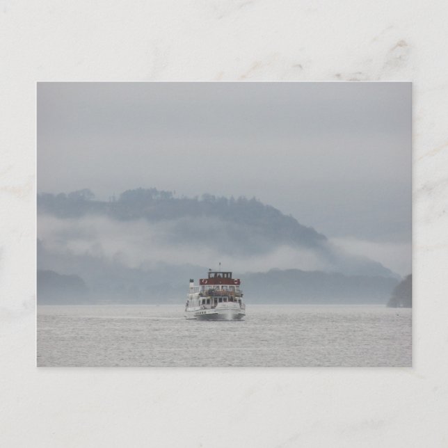 Boat On Windermere - Sjö distriktsvykort Vykort (Framsida)