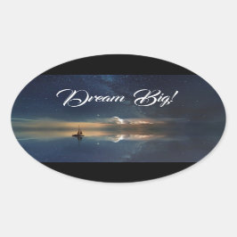 Boat Ovalt Klistermärke