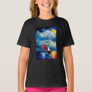 Boat på natten t shirt