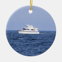 Boat Photo Julgransprydnad Keramik