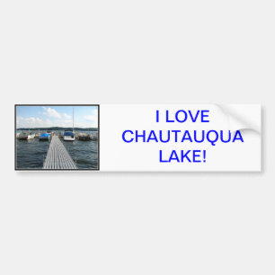 Boat Pier - Chautauqua Sjö Bildekal