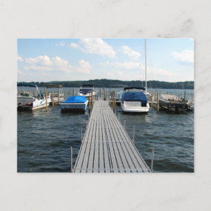 Boat Pier - Chautauqua Sjö Vykort