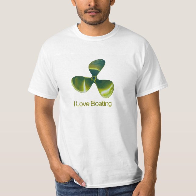 Boat Propeller Image-för manar's-t-shirt Tee (Framsida)