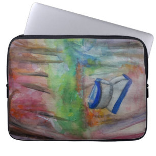 Boat Romantic Watercolor Laptop sleeve 13"