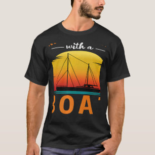 Boat-Tävlan för sportbåtar, kapten Motor Boat 3 T Shirt