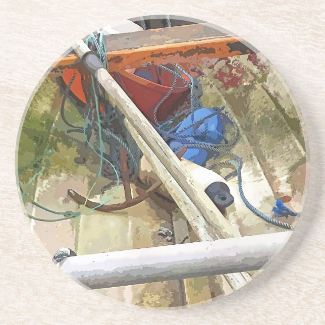 BOAT UNDERLÄGG SANDSTEN (Framsidan)