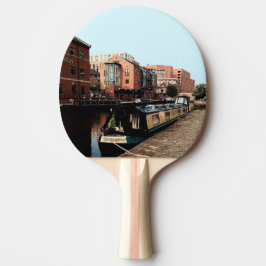 Boat vid vatten pingisracket