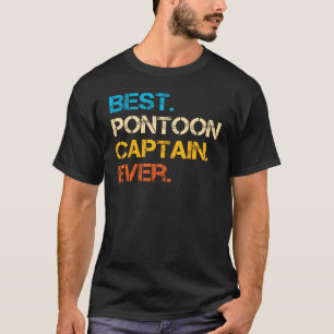 Boater Best Pontoon kapten Pappa Boating Pappa T Shirt