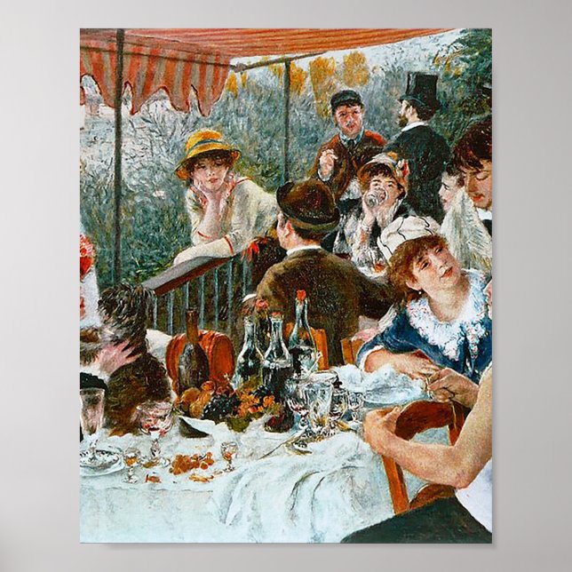 Boaters' Lunch av Pierre-Auguste Renoir Poster (Framsidan)