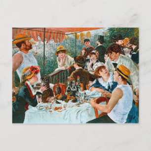Boaters' Lunch av Pierre-Auguste Renoir Vykort