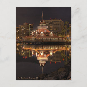 Boathouse, Coronado California Vykort