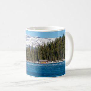 Boathouse intill Sjö Louise - Banff, Kanada Kaffemugg