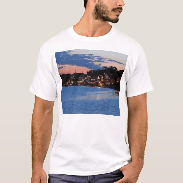 Boathouse Row dusk Tee (Framsida)