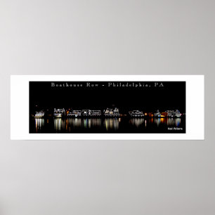 Boathouse Row-fotokonst poster, Philadelphia, PA Poster
