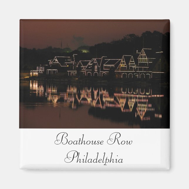 Boathouse Row Magnet (Framsidan)