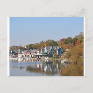 Boathouse Row Philadelphia Vykort