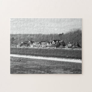 Boathouse Row vinter b/w Pussel