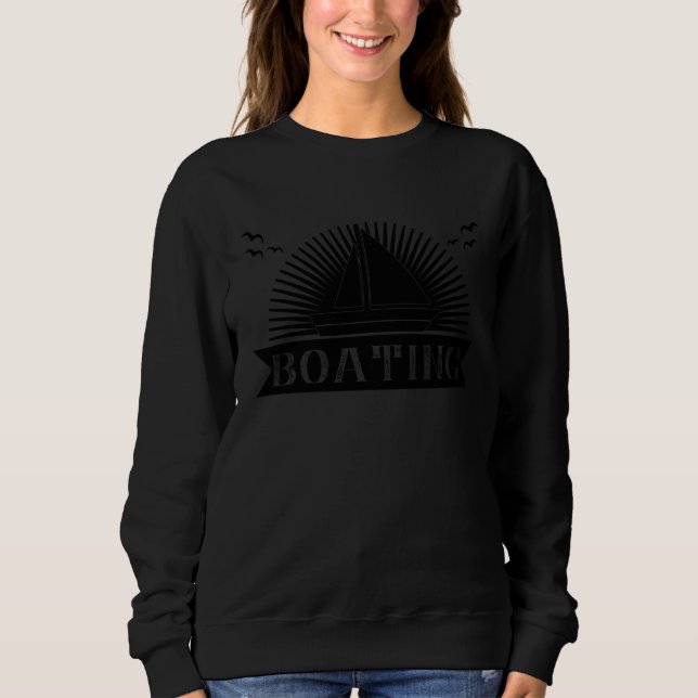 Boating   Boating T Shirt (Framsida)