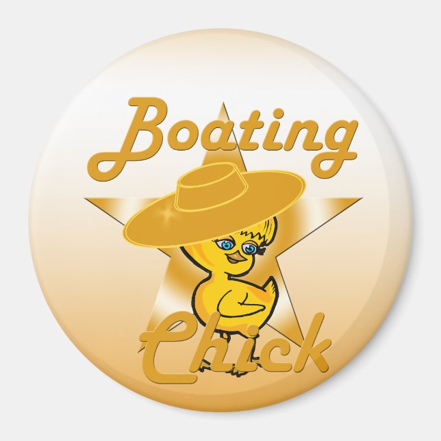 Boating Chick #10 Magnet (Framsidan)