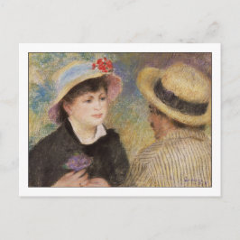 Boating Couple av Pierre Auguste Renoir Vykort