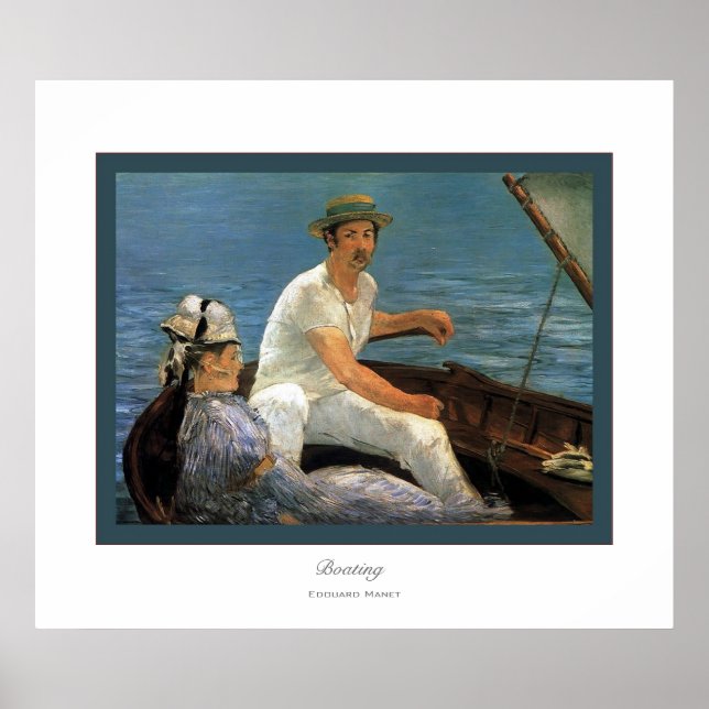 Boating ~ Edouard Manet Poster (Framsidan)