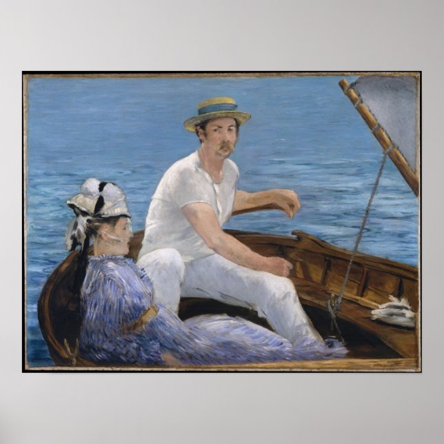 Boating - Edouard Manet Poster (Framsidan)