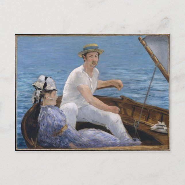 Boating - Edouard Manet Vykort (Framsida)