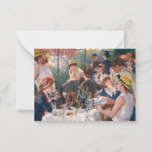 Boating Party, 1880 av Renoir Anteckningskort