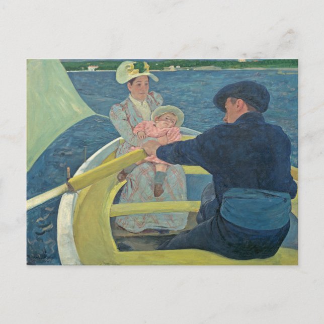 Boating Party, 1893-94 (olja på arbetsyta) Inbjudan Vykort (Framsida)