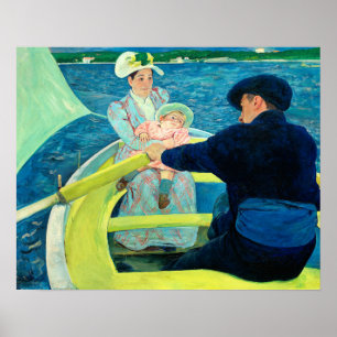 Boating Party av Mary Cassatt Poster