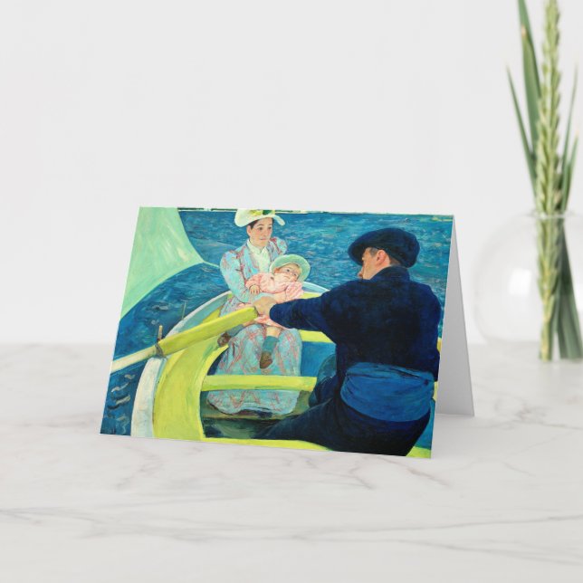 Boating Party av Mary Cassatt Tack Kort (Framsida)