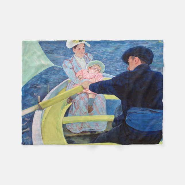 Boating Party, Mary Cassatt Fleecefilt (Framsidan (Horisontell))