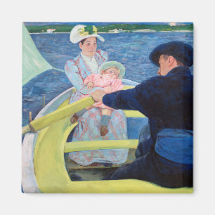 Boating Party, Mary Cassatt Magnet