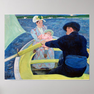 Boating Party, Mary Cassatt Poster