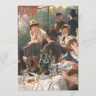 Boating Party Pierre Auguste Renoir Inbjudningar