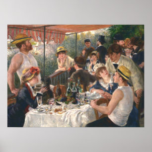 Boating Party Pierre Auguste Renoir Poster
